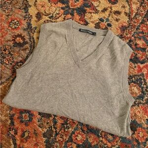 Woolrich Light Gray V-Neck Sweater